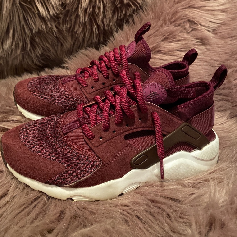 Burgundy Nikes